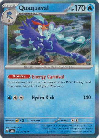 Scarlet & Violet (Base Set) : 054/198 - Quaquaval - Holo Rare
