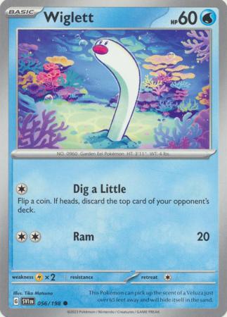 Scarlet & Violet (Base Set) : 056/198 - Wiglett - Common