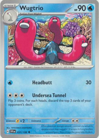 Scarlet & Violet (Base Set) : 057/198 - Wugtrio - Uncommon
