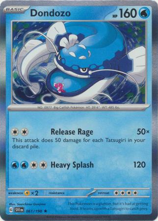 Scarlet & Violet (Base Set) : 061/198 - Dondozo - Holo Rare