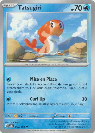 Scarlet & Violet (Base Set) : 062/198 - Tatsugiri - Uncommon
