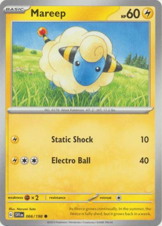 Scarlet & Violet (Base Set) : 066/198 - Mareep - Common