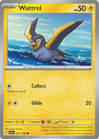 Scarlet & Violet (Base Set) : 077/198 - Wattrel - Common
