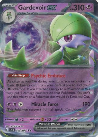 Scarlet & Violet (Base Set) : 086/198 - Gardevoir ex - Ultra Rare