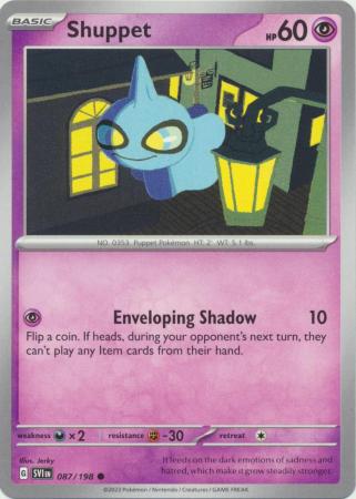 Scarlet & Violet (Base Set) : 087/198 - Shuppet - Common
