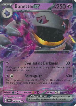 Scarlet & Violet (Base Set) : 088/198 - Banette ex - Ultra Rare