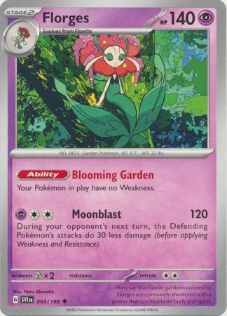 Scarlet & Violet (Base Set) : 093/198 - Florges - Uncommon
