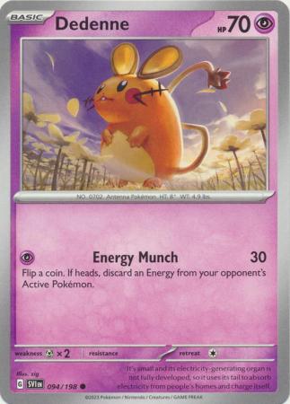 Scarlet & Violet (Base Set) : 094/198 - Dedenne - Common