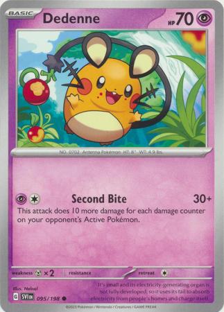 Scarlet & Violet (Base Set) : 095/198 - Dedenne - Common