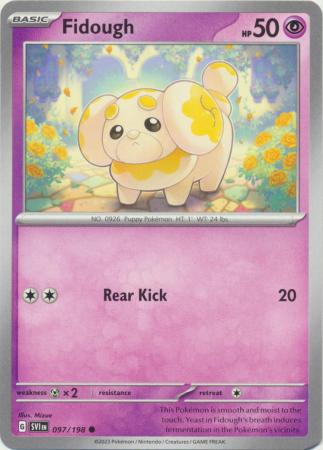 Scarlet & Violet (Base Set) : 097/198 - Fidough - Common