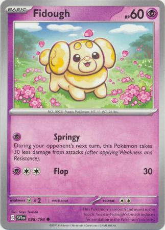 Scarlet & Violet (Base Set) : 098/198 - Fidough - Common