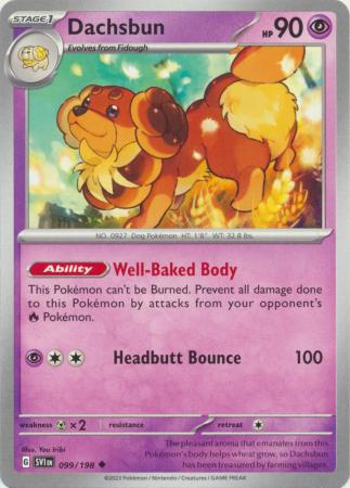 Scarlet & Violet (Base Set) : 099/198 - Dachsbun - Uncommon