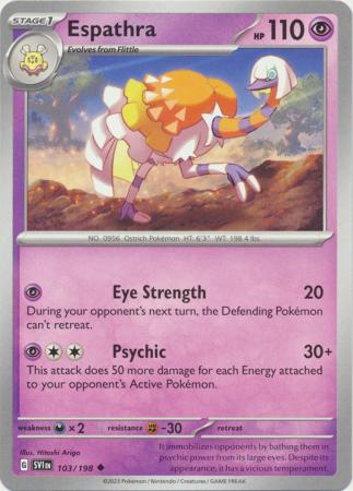 Scarlet & Violet (Base Set) : 103/198 - Espathra - Uncommon