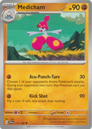 Scarlet & Violet (Base Set) : 111/198 - Medicham - Uncommon