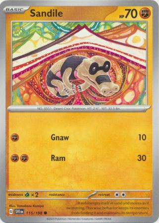 Scarlet & Violet (Base Set) : 115/198 - Sandile - Common