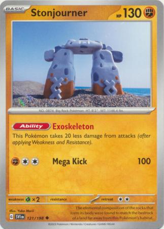 Scarlet & Violet (Base Set) : 121/198 - Stonjourner - Uncommon