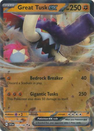 Scarlet & Violet (Base Set) : 123/198 - Great Tusk ex - Ultra Rare