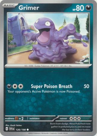 Scarlet & Violet (Base Set) : 126/198 - Grimer - Common
