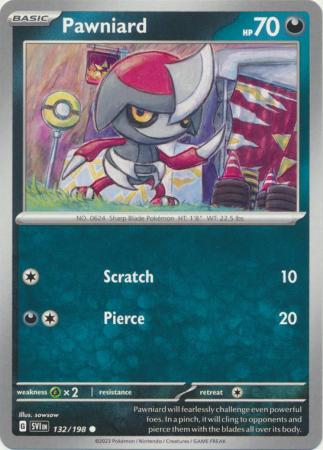 Scarlet & Violet (Base Set) : 132/198 - Pawniard - Common
