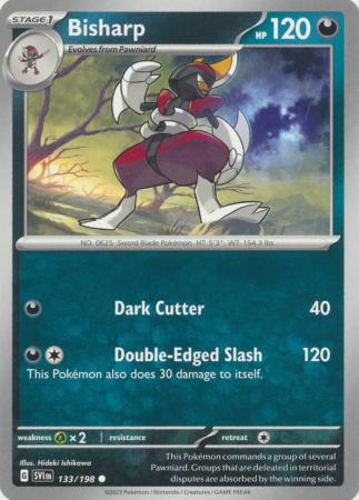 Scarlet & Violet (Base Set) : 133/198 - Bisharp - Common