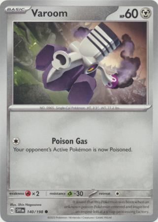 Scarlet & Violet (Base Set) : 140/198 - Varoom - Common