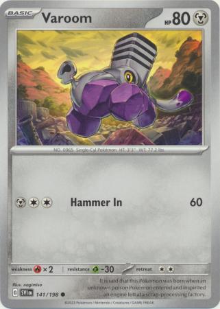 Scarlet & Violet (Base Set) : 141/198 - Varoom - Common