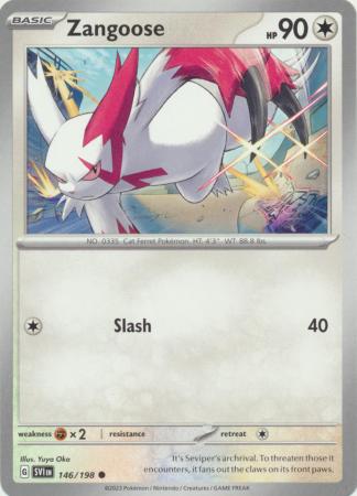 Scarlet & Violet (Base Set) : 146/198 - Zangoose - Common