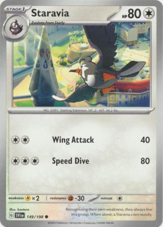Scarlet & Violet (Base Set) : 149/198 - Staravia - Common