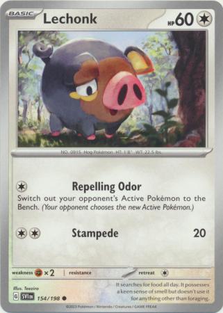 Scarlet & Violet (Base Set) : 154/198 - Lechonk - Common