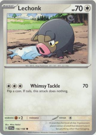 Scarlet & Violet (Base Set) : 156/198 - Lechonk - Common