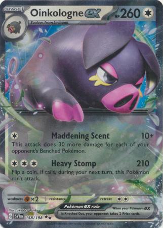 Scarlet & Violet (Base Set) : 158/198 - Oinkologne ex - Ultra Rare
