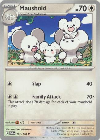Scarlet & Violet (Base Set) : 161/198 - Maushold - Uncommon