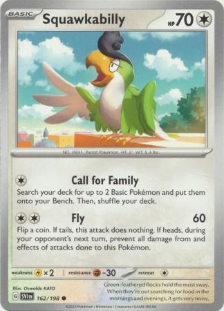 Scarlet & Violet (Base Set) : 162/198 - Squawkabilly - Common