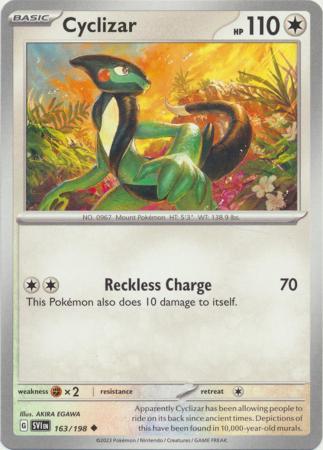 Scarlet & Violet (Base Set) : 163/198- Cyclizar - Uncommon
