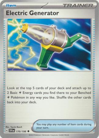 Scarlet & Violet (Base Set) : 170/198 - Electric Generator - Uncommon