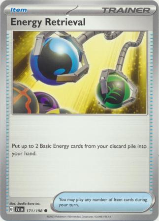 Scarlet & Violet (Base Set) : 171/198 - Energy Retrieval - Common