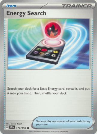 Scarlet & Violet (Base Set) : 172/198 - Energy Search - Common