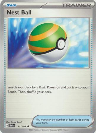 Scarlet & Violet (Base Set) : 181/198 - Nest Ball - Uncommon