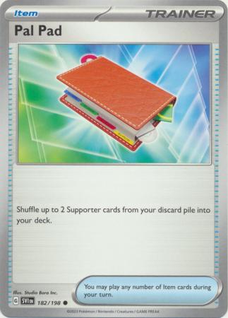 Scarlet & Violet (Base Set) : 182/198 - Pal Pad - Common