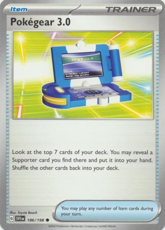 Scarlet & Violet (Base Set) : 186/198 - Pokegear 3.0 - Common