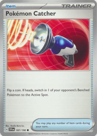 Scarlet & Violet (Base Set) : 187/198 -  Pokemon Catcher - Common