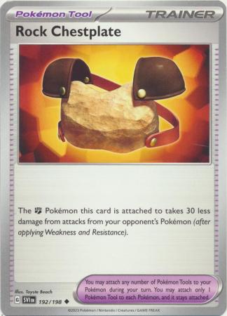 Scarlet & Violet (Base Set) : 192/198 - Rock Chestplate - Uncommon