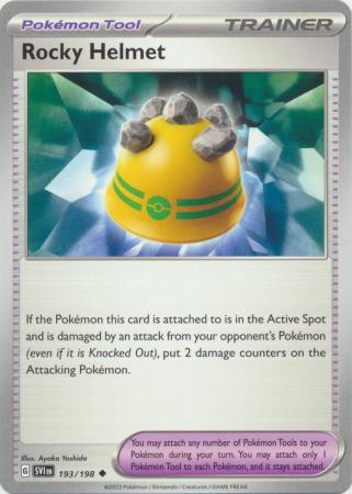 Scarlet & Violet (Base Set) : 193/198 - Rocky Helmet - Uncommon