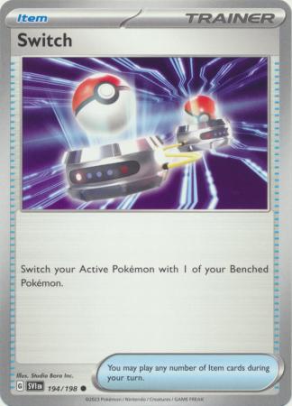 Scarlet & Violet (Base Set) : 194/198 - Switch - Common