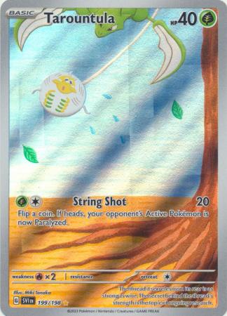 Scarlet & Violet (Base Set) : 199/198 - Tarountula - Illustration Rare