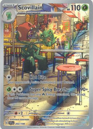 Scarlet & Violet (Base Set) : 202/198 - Scovillain - Illustration Rare