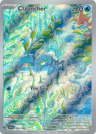 Scarlet & Violet (Base Set) : 205/198 - Clauncher - Illustration Rare
