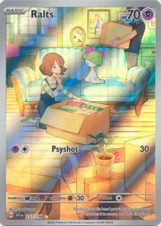 Scarlet & Violet (Base Set) : 211/198 - Ralts - Illustration Rare