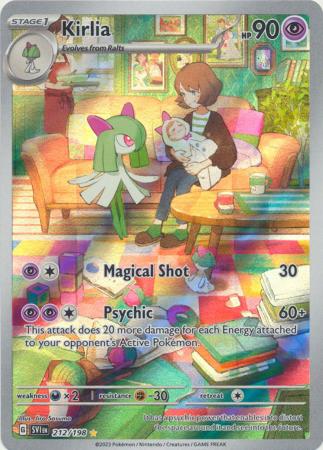 Scarlet & Violet (Base Set) : 212/198 - Kirlia - Illustration Rare