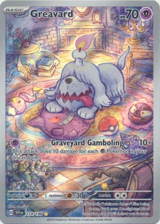 Scarlet & Violet (Base Set) : 214/198 - Greavard - Illustration Rare